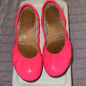 Neon Pink Tieks Ballet Flats